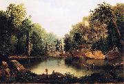 Robert S.Duncanson Little Miami River Spain oil painting artist